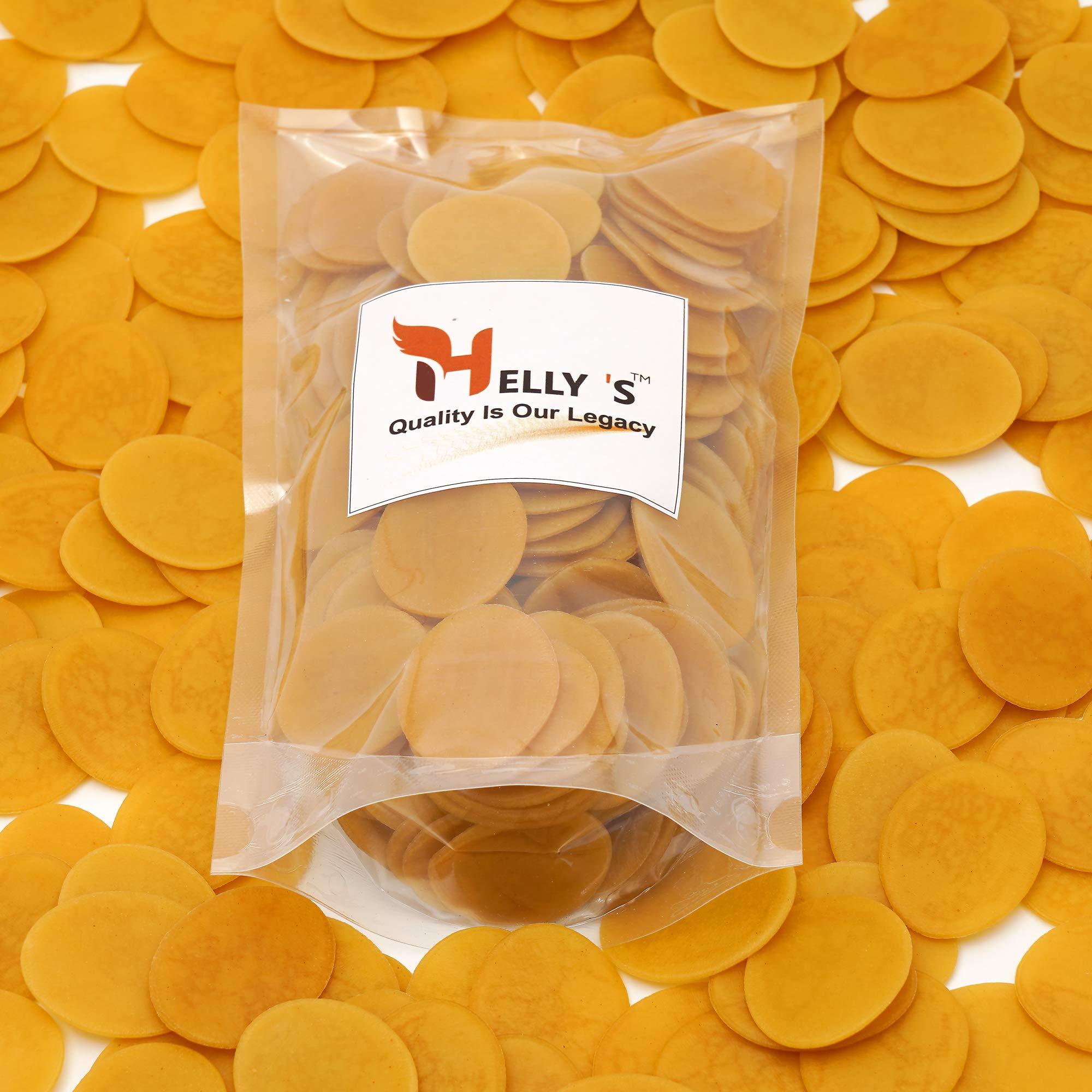 Helly's Helly\'s Dry Ready To Fry Atta Golgappa / Panipuri Papad Fryums (Puchka / Gupchup) Packet | Microwave, Air Fry Instant Fresh Whole Wheat Golgappe, Masala - 400 Gm