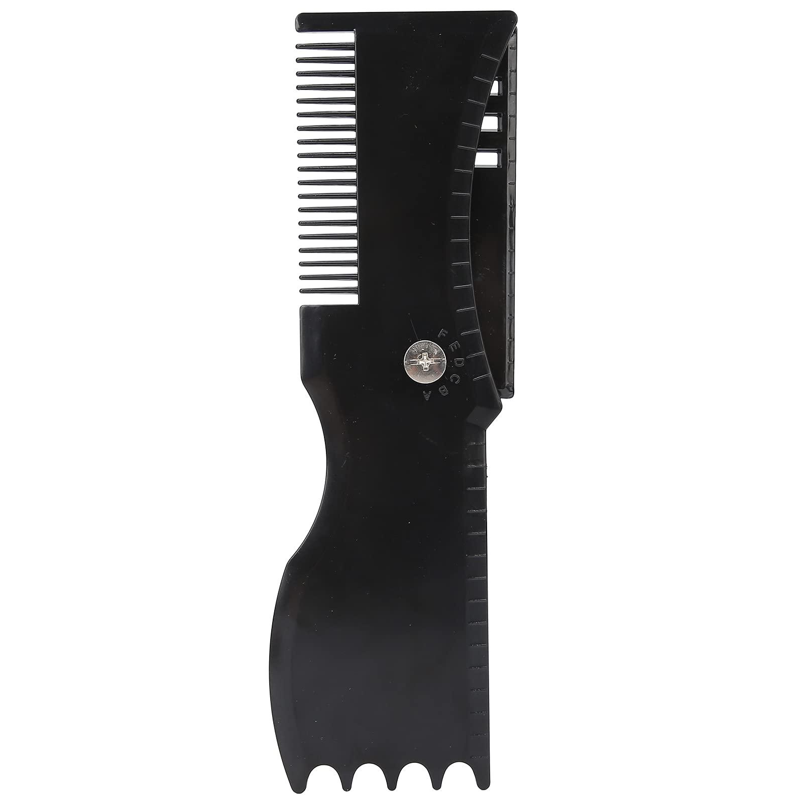Socialme Beard Lineup Tool, Goatee Shaving Template Compact Design Ergonomic Shape 360 Degree Rotation for Beard Styling