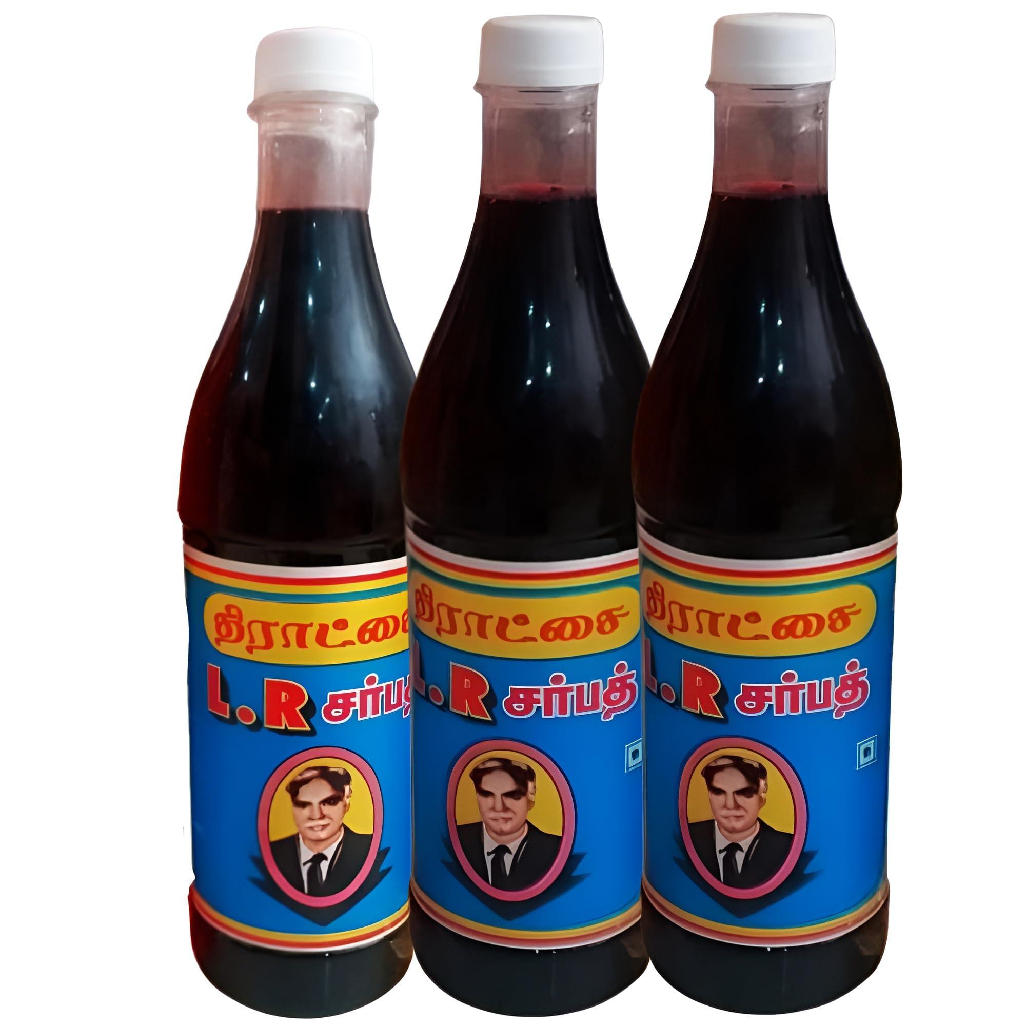 Generic LR Nannari Sharbath 700ml | Natural & Refreshing Cool Drink | Beat the Heat with LR Nanari sarbath (Grape Sarbath, 700ml + 700ml + 700ml)