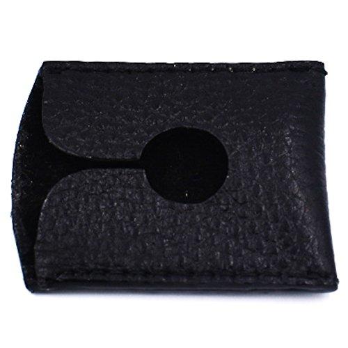 Parker Safety Razor Parker's Genuine Leather Double Edge Safety Razor Protective Sheath/Travel Cover - Fits All Standard Safety Razors - Color: Black