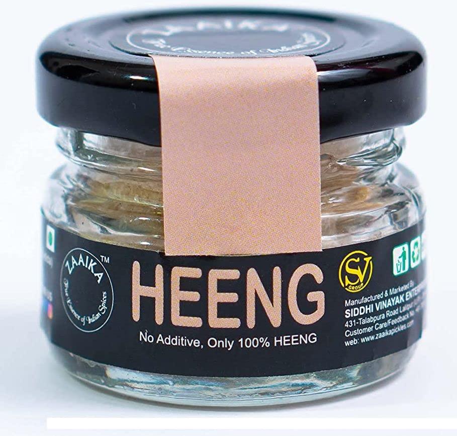 ZAAIKA ZAAIKA Extra Strong Natural Asafoetida Pure Hing | Hand Pounded Organic Pure Kadak Heeng | Hing Granule | Hing Asafoetida | Hing - 15 gm Afghani Nukra | No Atta No Maida