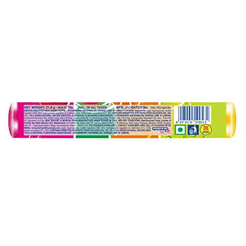 Mentos Mentos Rainbow Roll Candy - Assorted Flavours, 36.4g