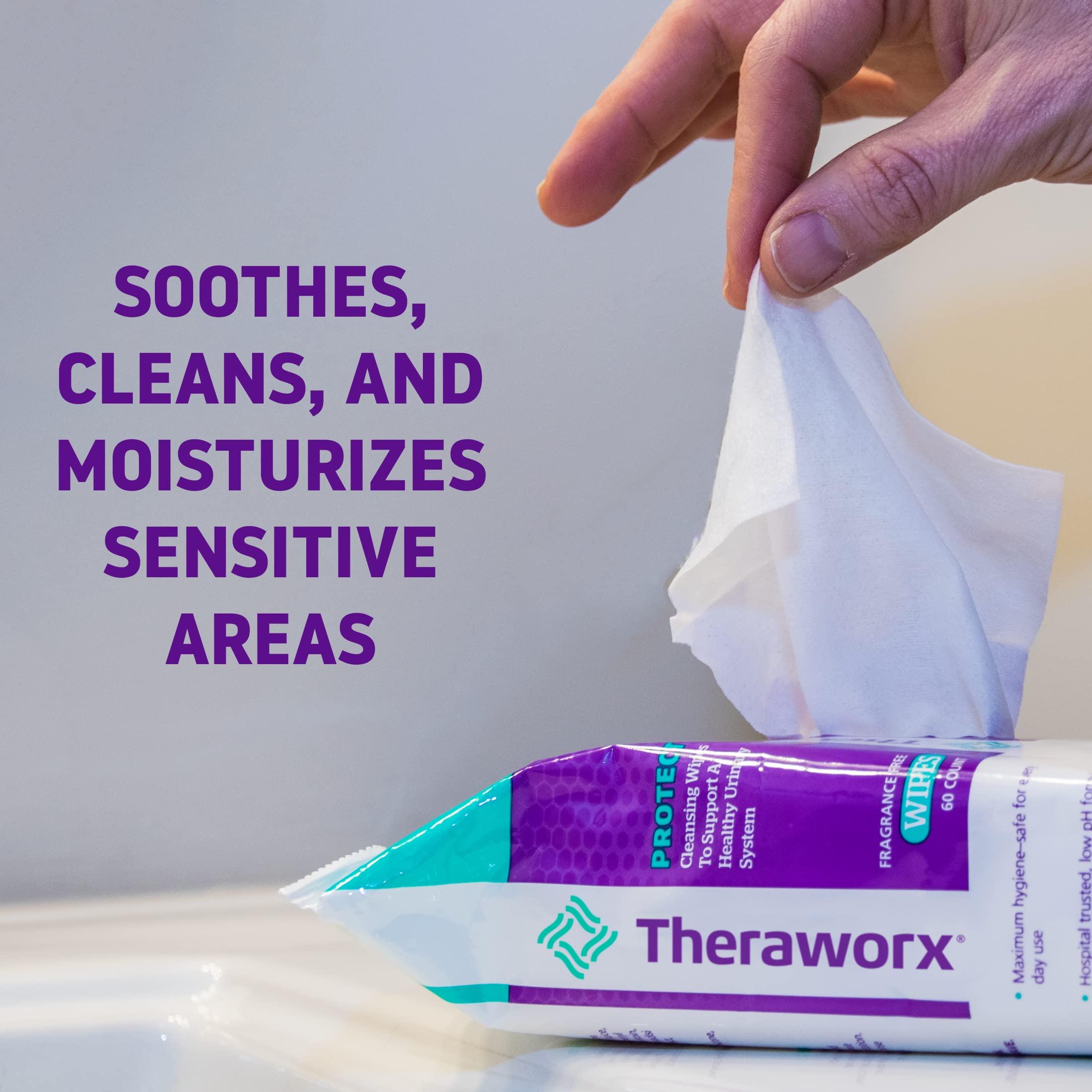 THERAWORX PROTECT Theraworx Protect 60-Count Wipes