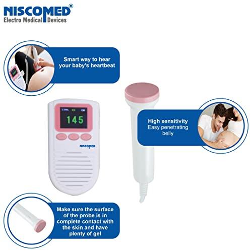 NISCOMED Niscomed Professional Ultrasonic Fetal Doppler With Build-In Speaker (ND-105)