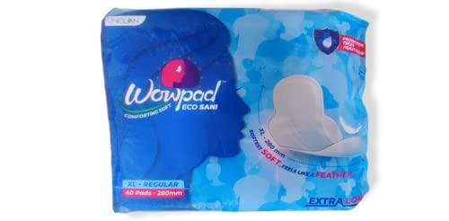 UNICLAN HYGIENE PVT.LTD. WOWPAD Sanitary Napkin (XL) - 40PCS