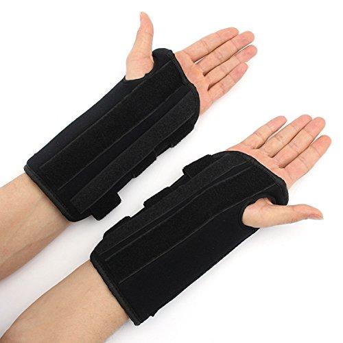 TURION Extended Forearm Brace 13 inch (32 cm) Aluminum Cockup Hand Support (Left)