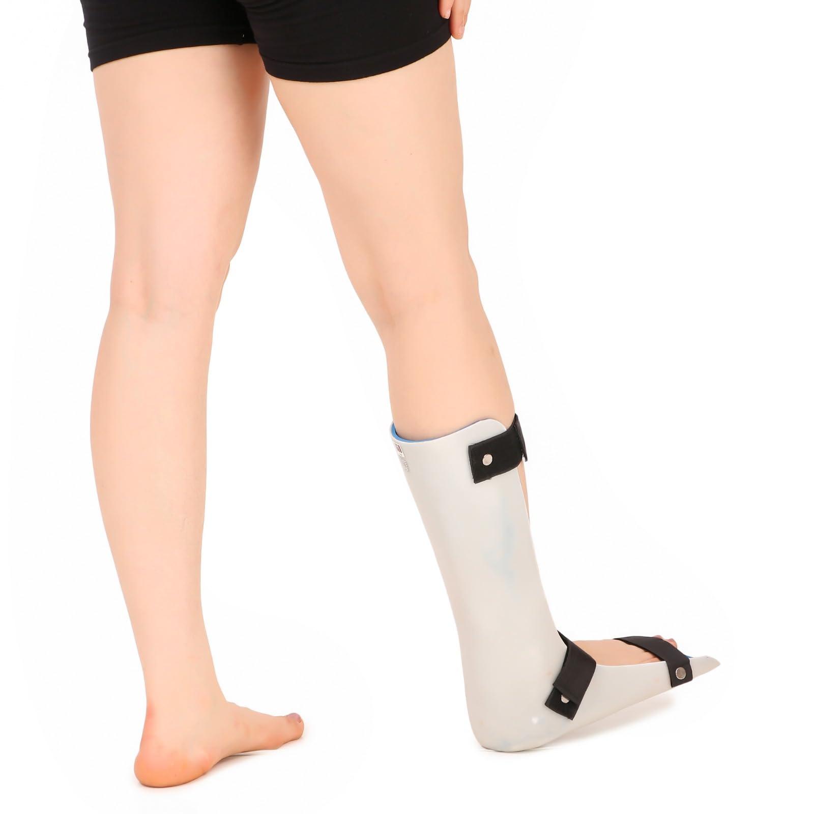 Medilink Medilink Foot Drop Splint Left leg padded (With Liner)- orthopedic ankle foot brace stabilizer (left)(small)