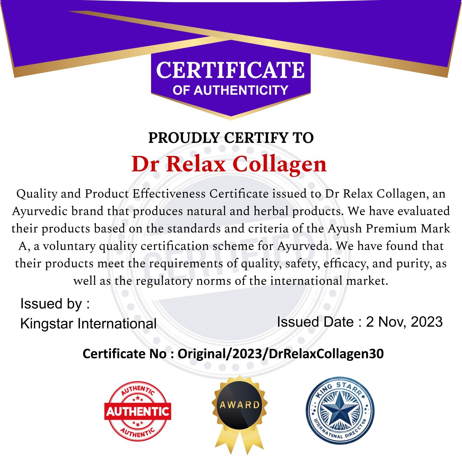 US Labs Ayurvedic Collagen Supplement for Men & Women, 100% Natural, No Side Effects