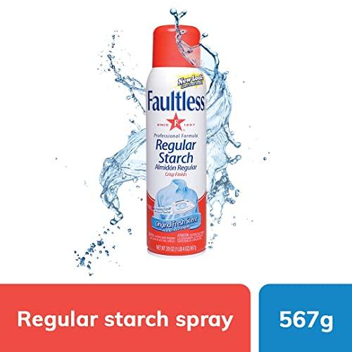 Faultless Faultless Instant fabric stiffener spray for clothes | Wrinkle free instantly | Linen Clothes & Sarees | For All Types Of Clothes | Pack of 01 |