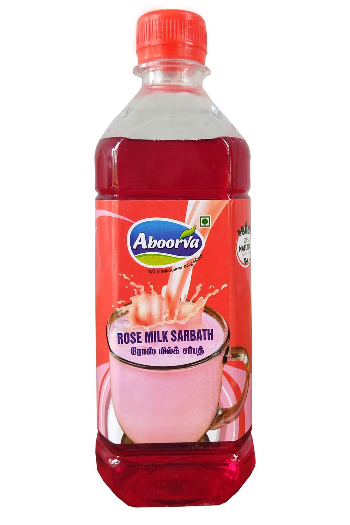 Aboorva Aboorva Rosemilk Sarbath-500ml(Pack of 2)