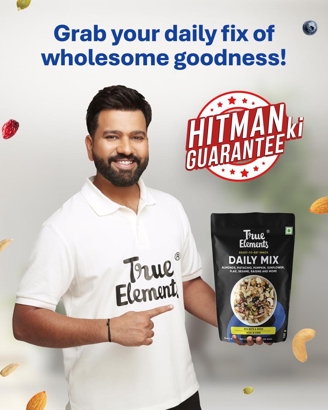 True Elements Daily Trail Mix 250g by True Elements - 15 in 1 Dry Fruits Mix | Mixed Nuts | Mixed Nuts and Dry Fruits | High in Protein