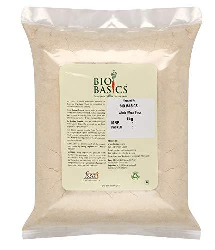 Bio Basics Whole Wheat Flour, 500g/3kg | Unrefined Wheat Flour Bio Basics