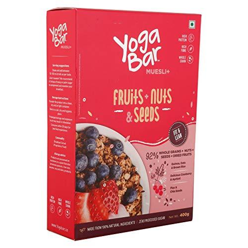 Yogabar Yogabar Muesli - Fruits, Nuts & Seeds, 400g