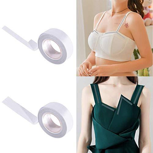 Aaram AARAM Fashion Dressing Tape/Invisible Double-sided Body Tape (Fabric and Skin Friendly) Double Sided Tape for Clothes Dress Bra Skin Bikini all day use | Transparent (1.5CM, 72)