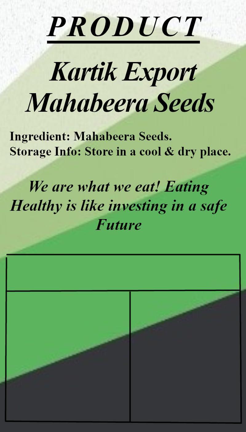 Kartik Export Kartik Export Mahabeera Seeds - Mahabeera Ginjalu - Vana Tulsi for Knee & Joint Pains - 5KG