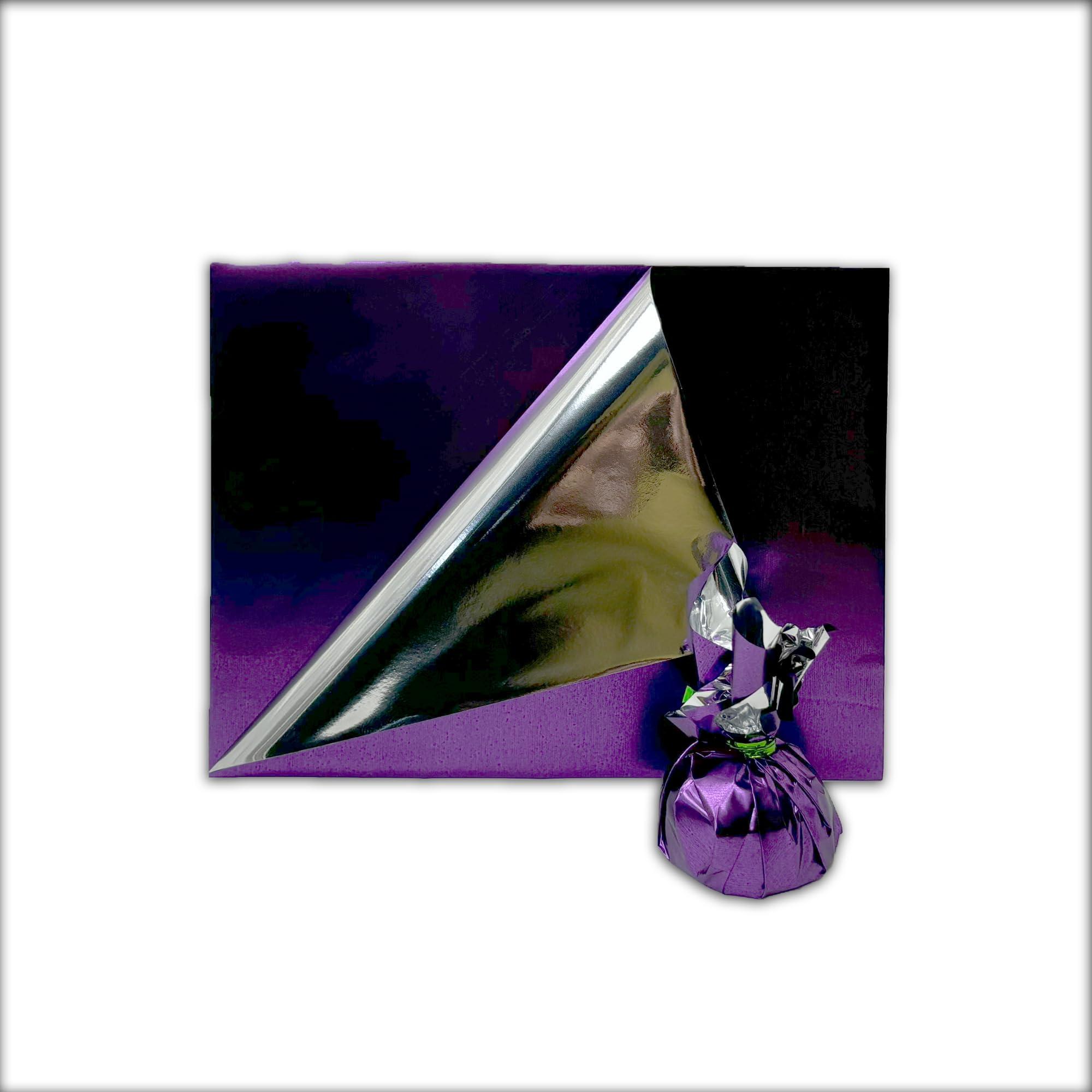 Esslly Esslly Matte Purple Chocolate Wrapper | 12.5x10.5 cm | Pack of 250 | Premium, Non-Smudge, Vibrant Colors | Food-Grade, Durable, Eco-Friendly | Made in India.