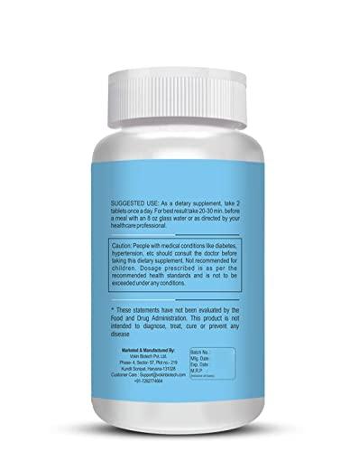 Vokin Biotech Vokin Biotech TopViz Eye Care Supplement to Improve Vision, Blue Light & Digital Guard (Lutein, Zeaxanthin) -Pack of 90 Vegetarian Tablets