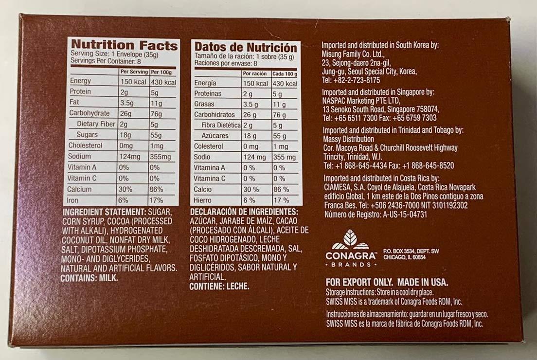 Swiss Miss Swiss Miss Dark Chocolate 3 in 1 Hot Cocoa Mix 283gm