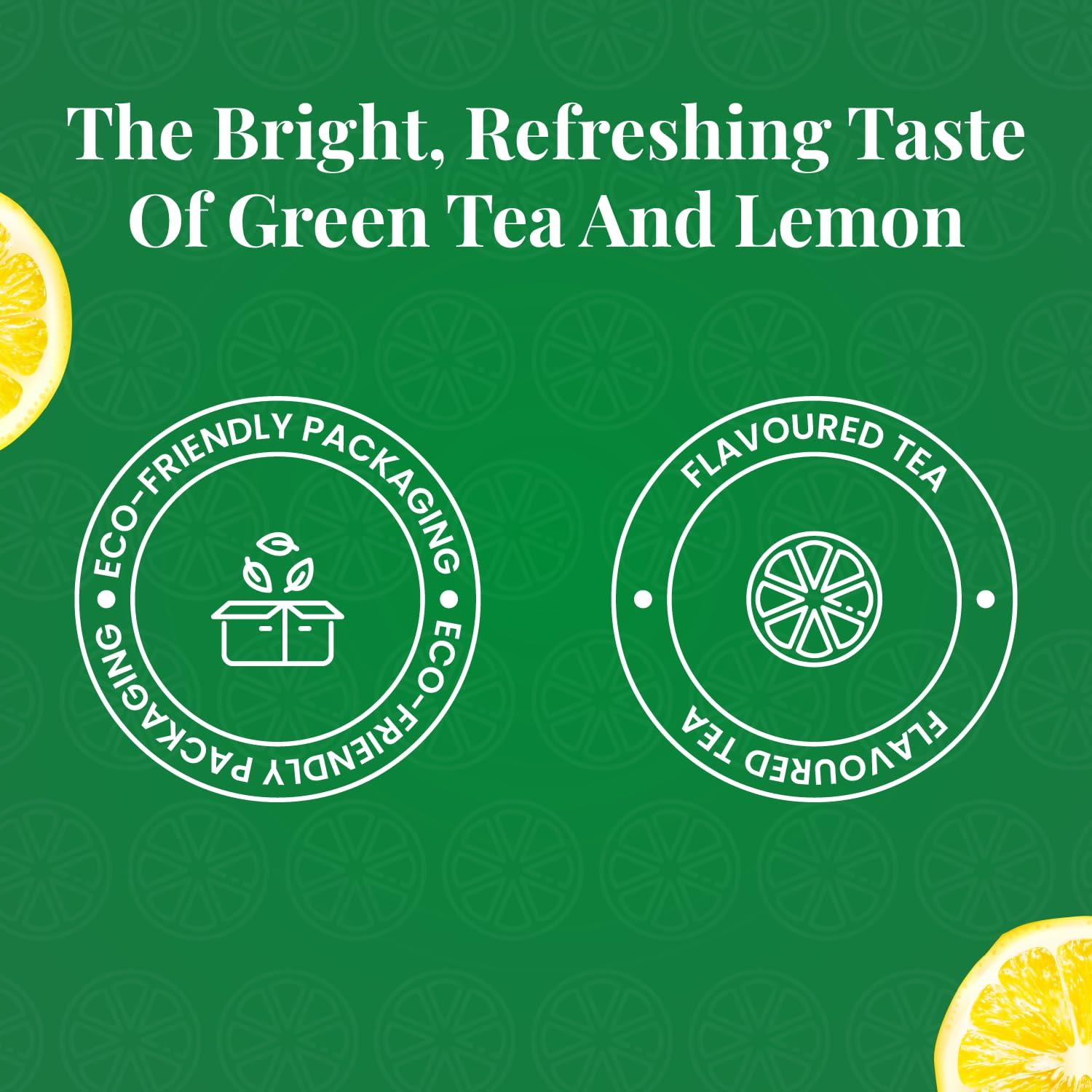 Twinings Twinings Green Tea & Lemon, 25 Teabags, Green Tea, Deliciously Sweet & Tangy Lemon