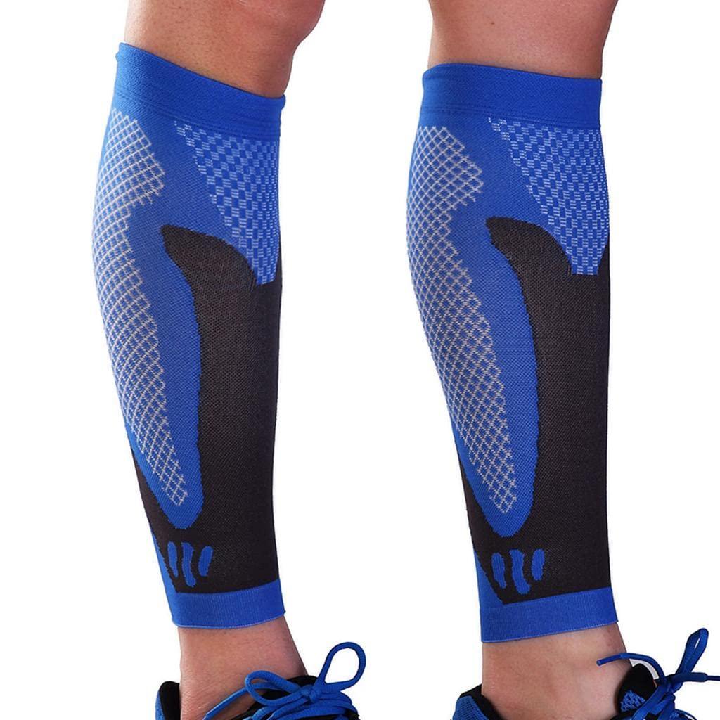 Generic LOSA 2X Sports Calf Compression Sleeves Shin Splint Support Compression Braces XL