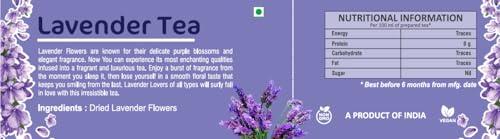 JAIVIK UTTARAKHAND Jaivik Uttarakhand Farm - Lavender Flowers Buds (50 g), Sun Dried Flowers, Lavandula angustifolia