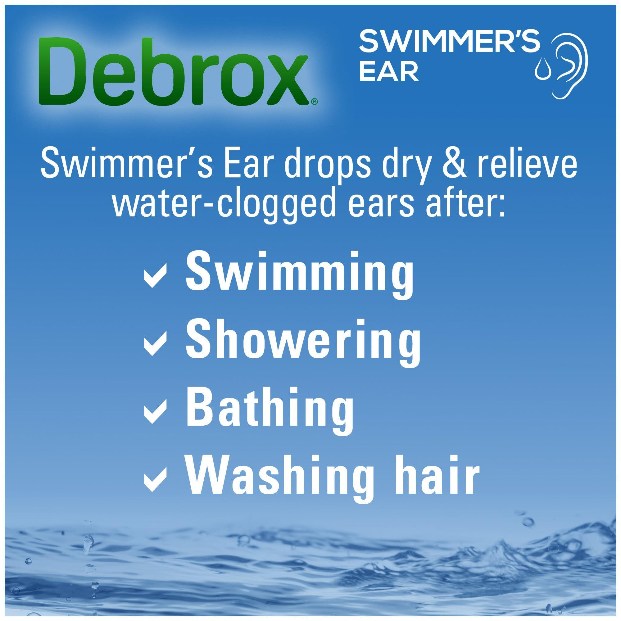 Debrox Debrox Swimmer\'s Ear Relief Ear Drying Drops | Water Clogged Ear Relief | 1.0 FL OZ