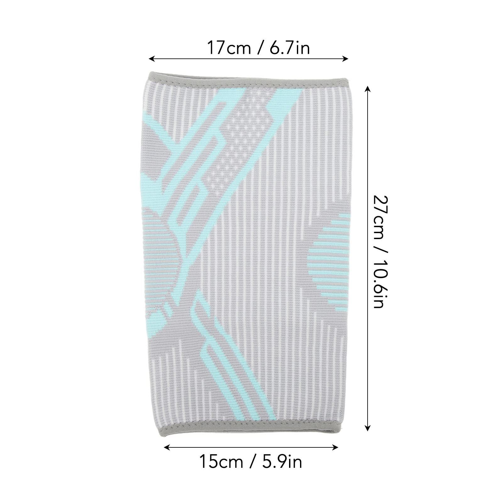 UBERSWEET UBERSWEET Knee Support Set, Non Slip Elastic 1 Pair Knee Brace for Cycling (Blue)