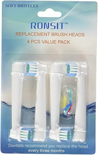 Ronsit Ronsit 4 pcs Replacement Brush Heads Compatible with Oral-B Electric Toothbrush
