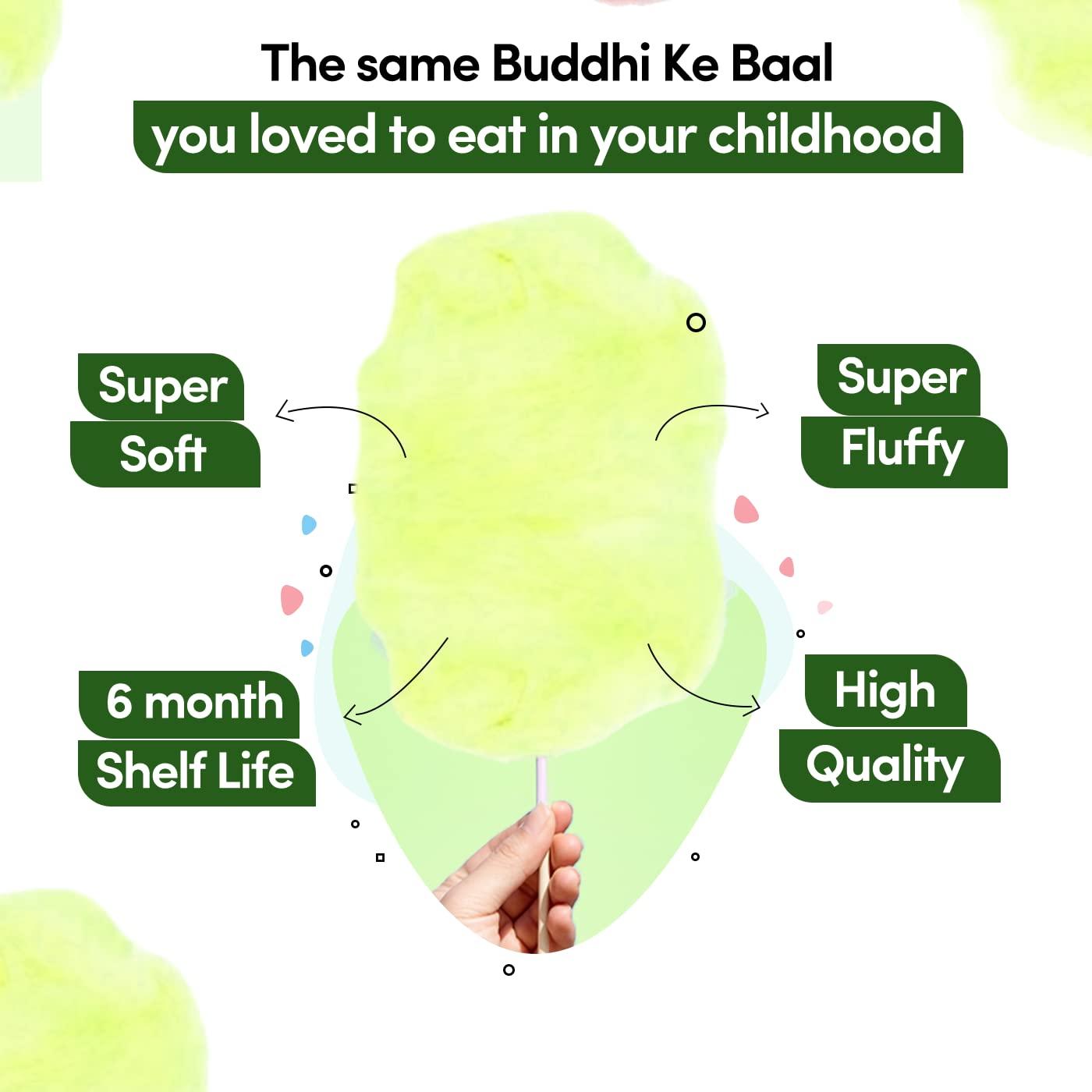 Angels Floss Angels Floss Cotton Candy's/Candy Floss/Buddhi Ke Baal (Kaccha Aam, Pack of 4 Units)