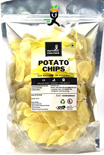 NATURAL CRAVING Natural Craving™ : Dried Potato Chips | Ready to Fry Aalu Chips, 200 Grams, Upwas Snacks