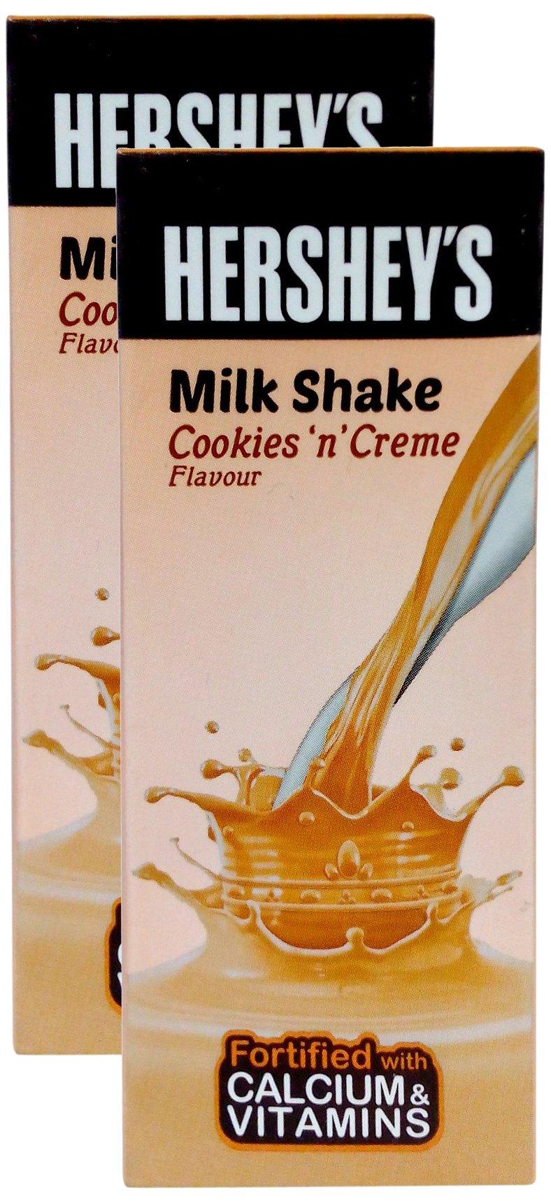 HERSHEY\'S More Combo - Hershey\'s Milkshake - Cookies N Cream, 200ml (Pack of 2) Promo Pack