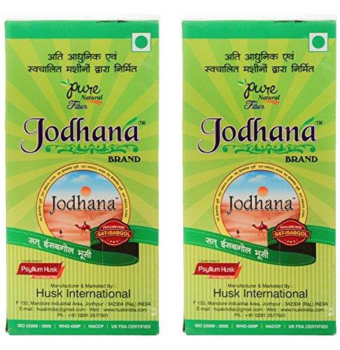 Jodhana Jodhana Psyllium Husk, 500g [Sat-Isabgol] [Pack of 3] [200g x 2 Pcs. & 100g x 1 Pc.]