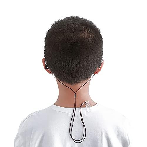 Anico BTE Hearing Aid Clips Otoclip for Adults and Kids with 7mm 9mm 11mm Silicone Loops for BTE Hearing aids and Anti Lost Lanyard Cord and Carry case (Gray)