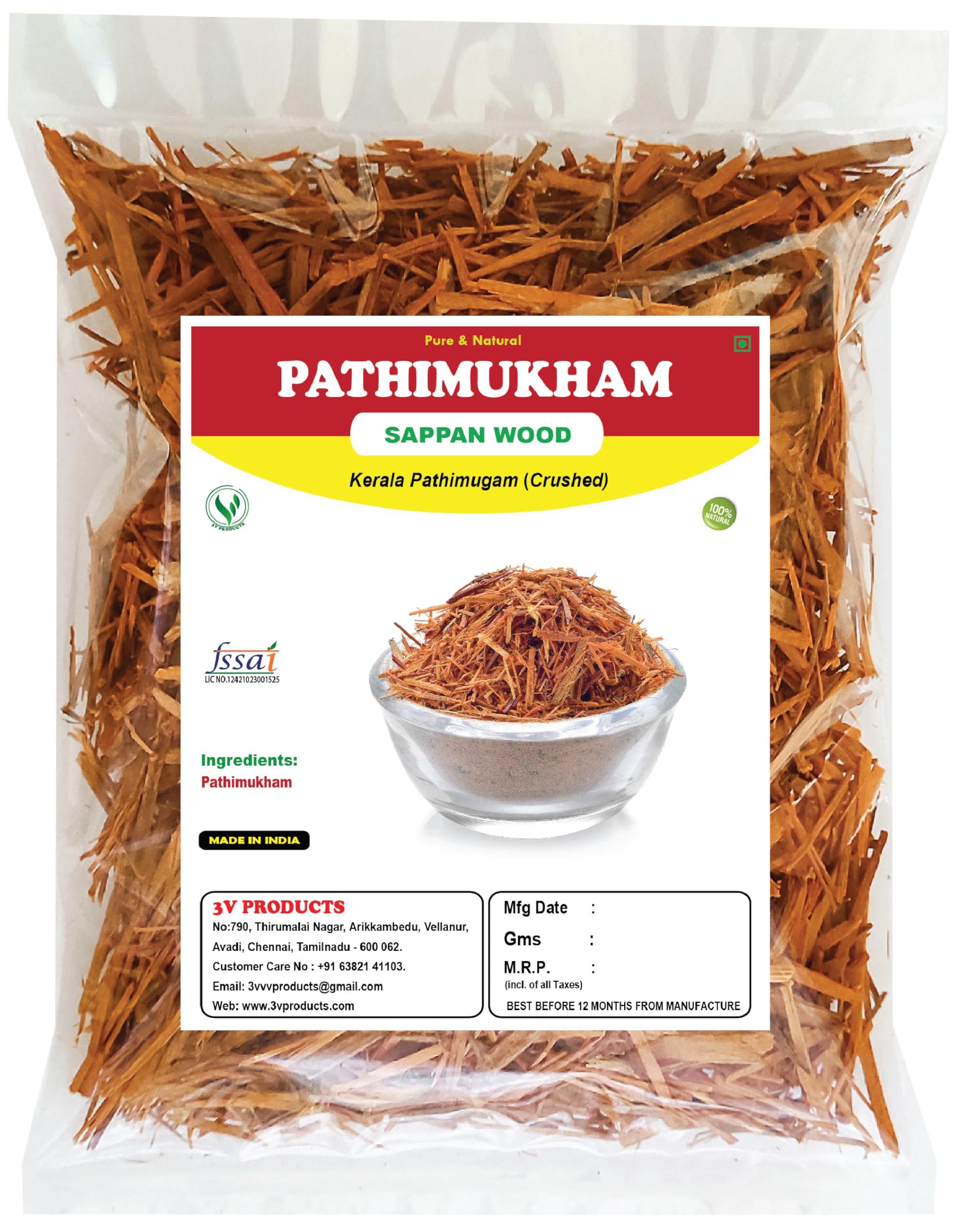 3V PRODUCTS 3V PRODUCTS Pathimukham 1Kg | Sappan Wood | Kerala Pathimugam | Patang | Herbal Drinking Mix for Immunity (Crushed)