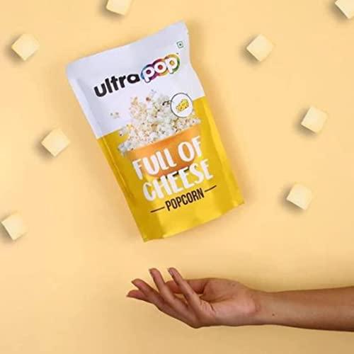 DD SHAH ULTRAPOP Cheese Flavoured Popcorn | New & Trendy Flavours | Ready To Eat Popped Popcorn | Healthy & Premium Snack (Pack of 24)