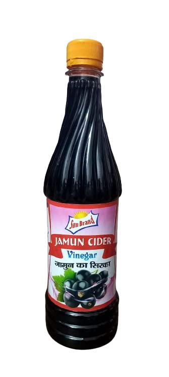 BANDHAL Jamun Vinegar 650 M.L. Naturally Processed Organic Raw Jamun Cider Vinegar (Sirka)