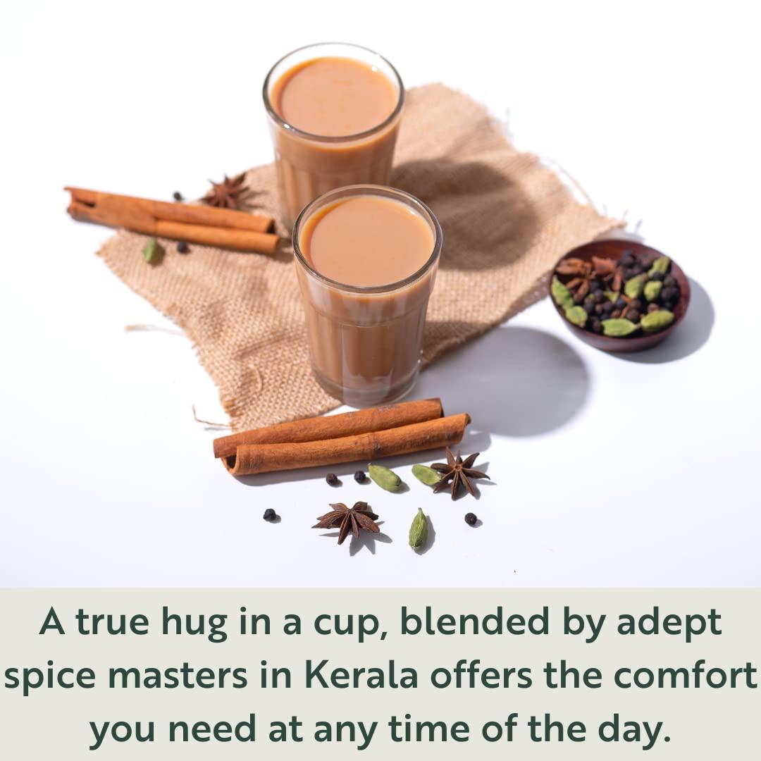 LUXMI LUXMI Estates Masala Chai Powder 100Gm Pack | Chai Adda-Bari | Organic Black Tea | Strong, Robust & Aromatic Masala Chai | Indian Spice Chai Enriched With Cinnamon & Cardamom | Energy Booster