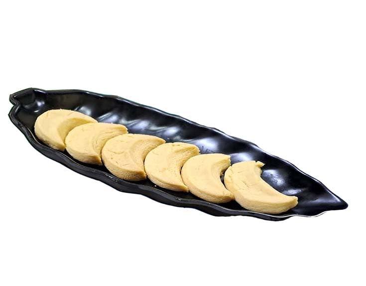 HUNGRY BEAST Freshly baked Moon Biscuits | Chand Biscuits | | Moon Biscuits | half moon shaped cookie - Grams (100)
