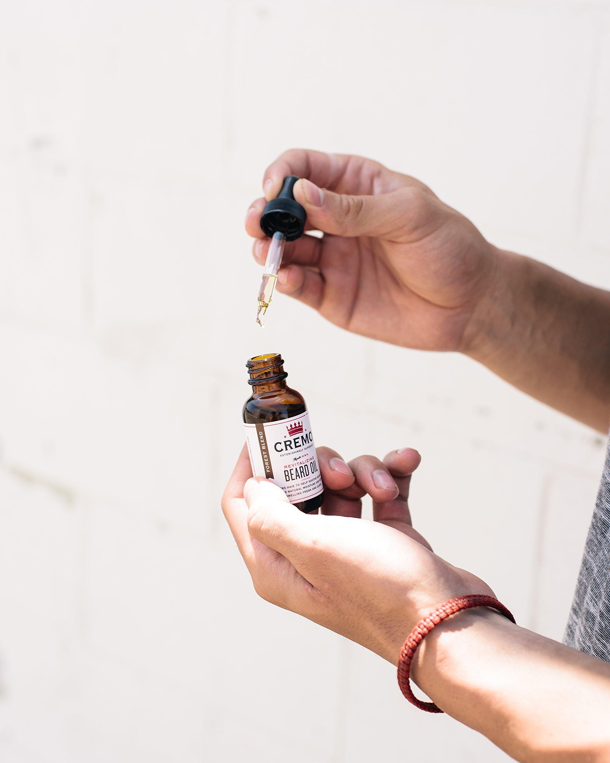 Cremo Cremo Revitalizing Beard Oil, Astonishingly Superior, 1 Ounce Bottle, Tea Tree Mint Scent