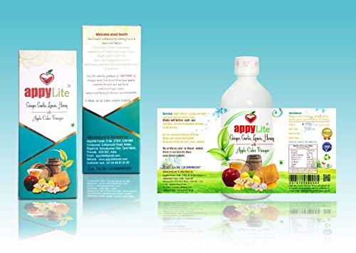Appylite Appylite Apple Cider Vinegar with Ginger, Garlic, Lemon and Honey - 500ml