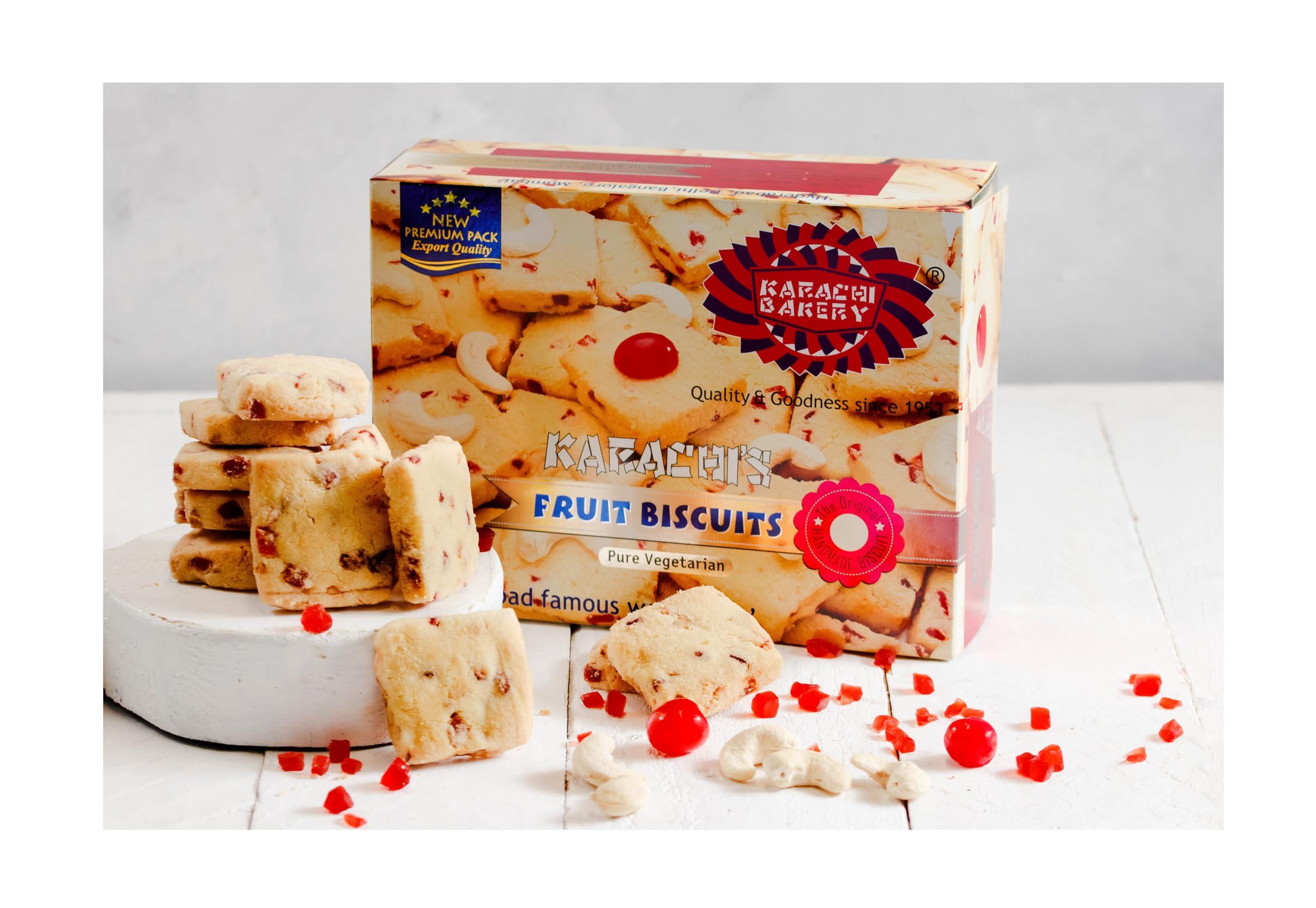 Karachi Bakery Karachi Bakery Fruit Biscuits, 800g ( Pack of 2, 2 X 400 grams )