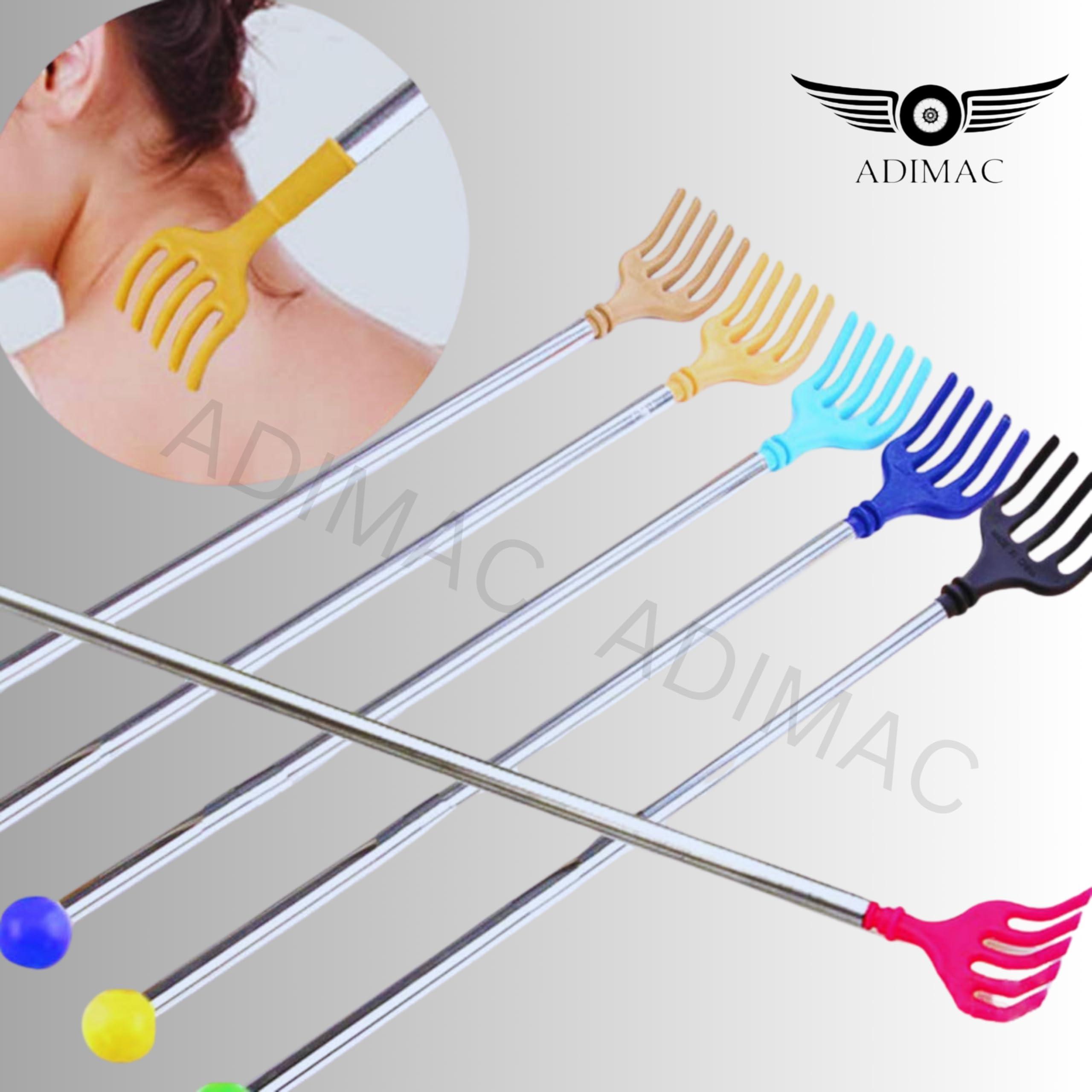 ADIMAC ADIMAC 2-Pack Itching Stick Back Scratcher & Massager - Plastic Handle, Multicolor Itching Relief Stick