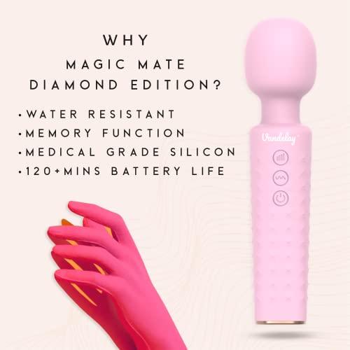 Vandelay Vandelay® (UK) Magic Mate Sports Massager Diamond Edition (Millenial Pink)