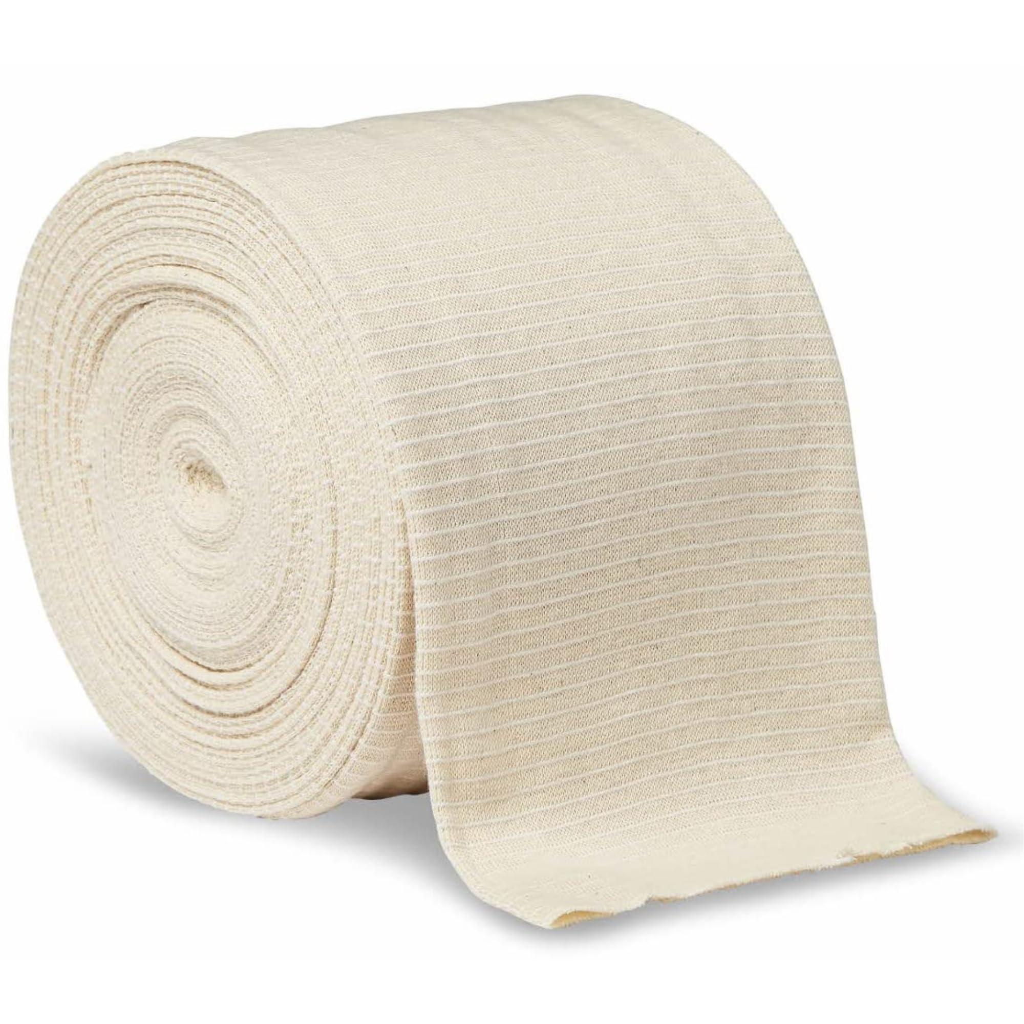 Meditouch Latex-Free Cotton Spandex Tubular Elastic Support Bandages for Compression Sports Protection Soft, Fragile Skin. (Available in Sizes B,C,D,E,F) (Size F – 10 CM (Width) X 1MTR (Length))