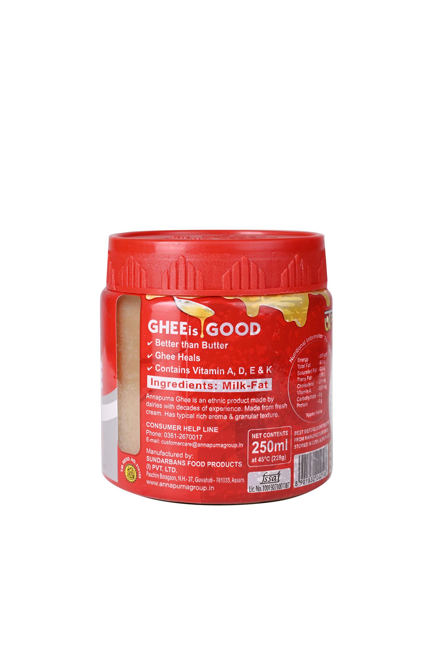 Annapurna Annapurna Ghee 250 ml Pack