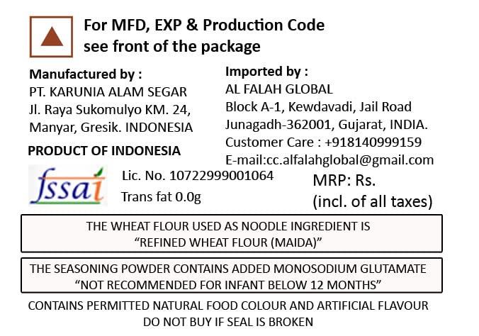 Mi Sedaap Mi Sedaap Korean Spicy Chicken Instant Noodles Halal (40 x 87 g)