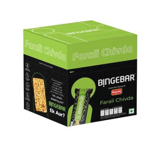 Chitale Bandhu Farali Chivda Bingebar | Innovative Namkeen Snack Bar for Fasts | Pack of 3