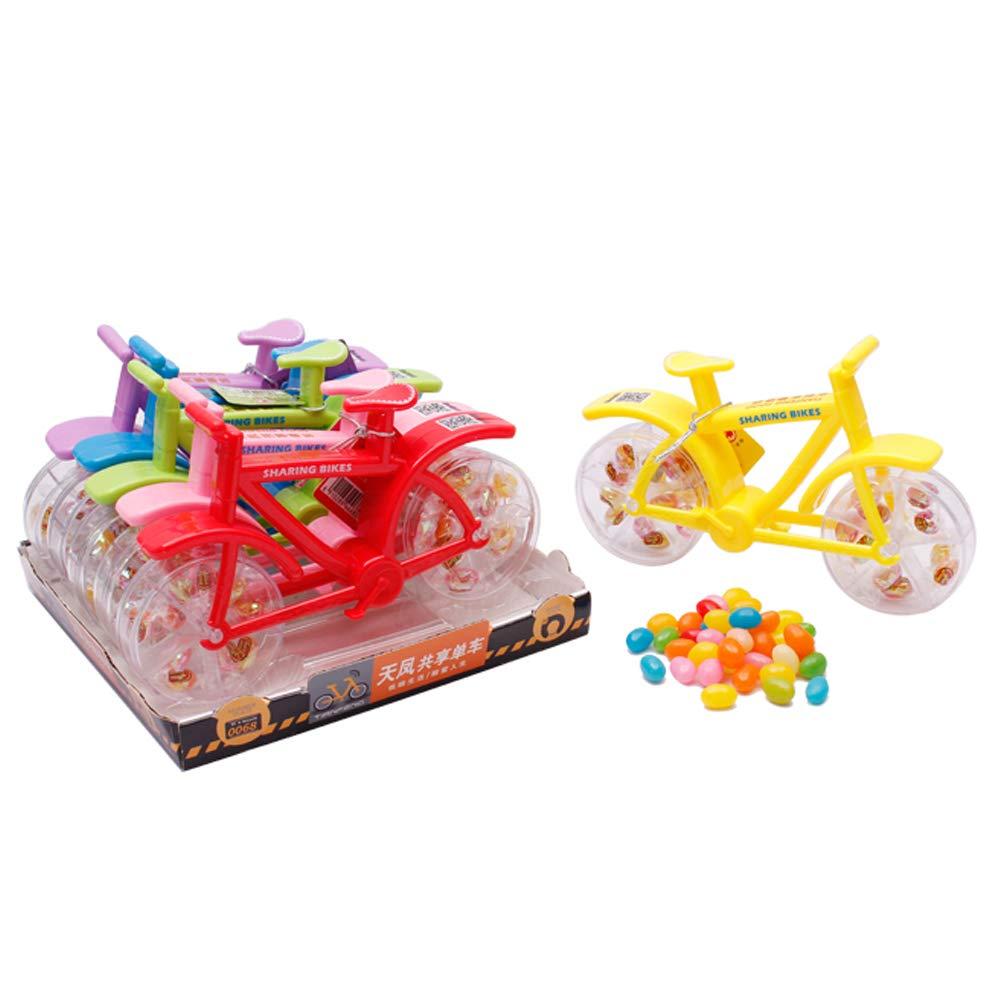 NOTTACIA NOTTACIA Tianfeng Sharing Bicycle Funny Snack Food Toy Candy For Children Jelly Bean Candy Sweets Toys Bike 55Gm (1 Bike), Strawberry