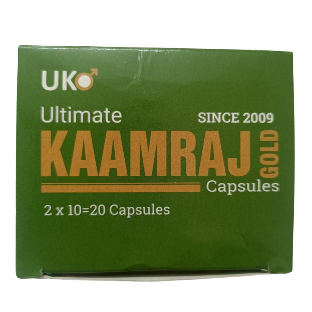Wellzen Wellzen Ultimate Kamraj Gold Capsules | Ayurvedic Capsules For Strenght Booster For Men - 20 Capsules