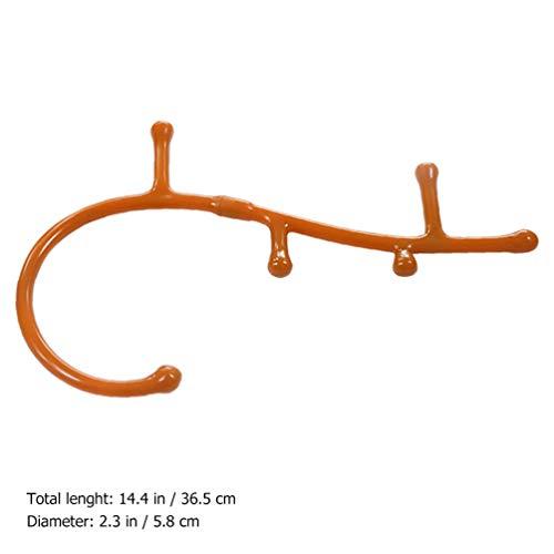 FOMIYES FOMIYES Back Hook Massager Back and Neck Massager Tool Personal Handheld Self Massage Hook Trigger Point Deep Tissue Massage Tool
